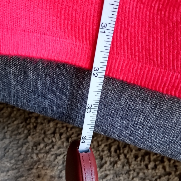 Red Plus Size Sag Harbor Sweater 2X - Picture 8 of 16